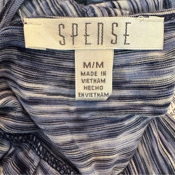 Spense Sleeveless Maxi‎ Dress Size Medium Blue & White Pattern - Picture 11 of 16